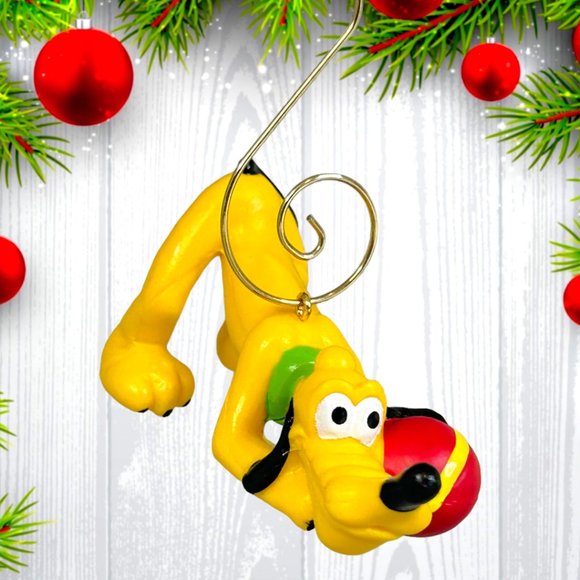 Mickey Mouse & Friends Pluto Dog 2.75" Long ONE OF A KIND Christmas Ornament - Picture 3 of 4